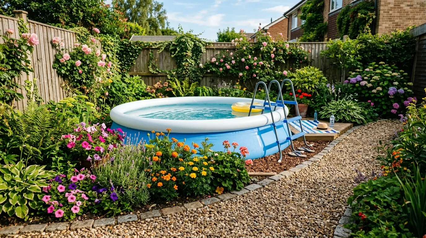 Small Pool With Inflatable Edge
